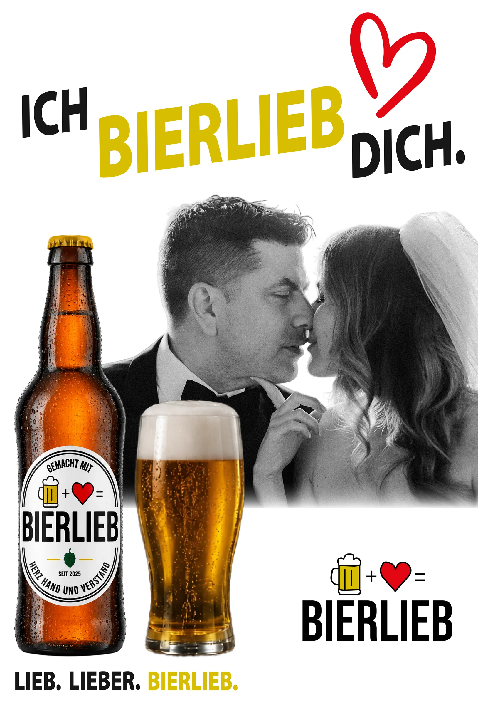 Fünftes City-Light-Plakat der Bierlieb-Kampagne